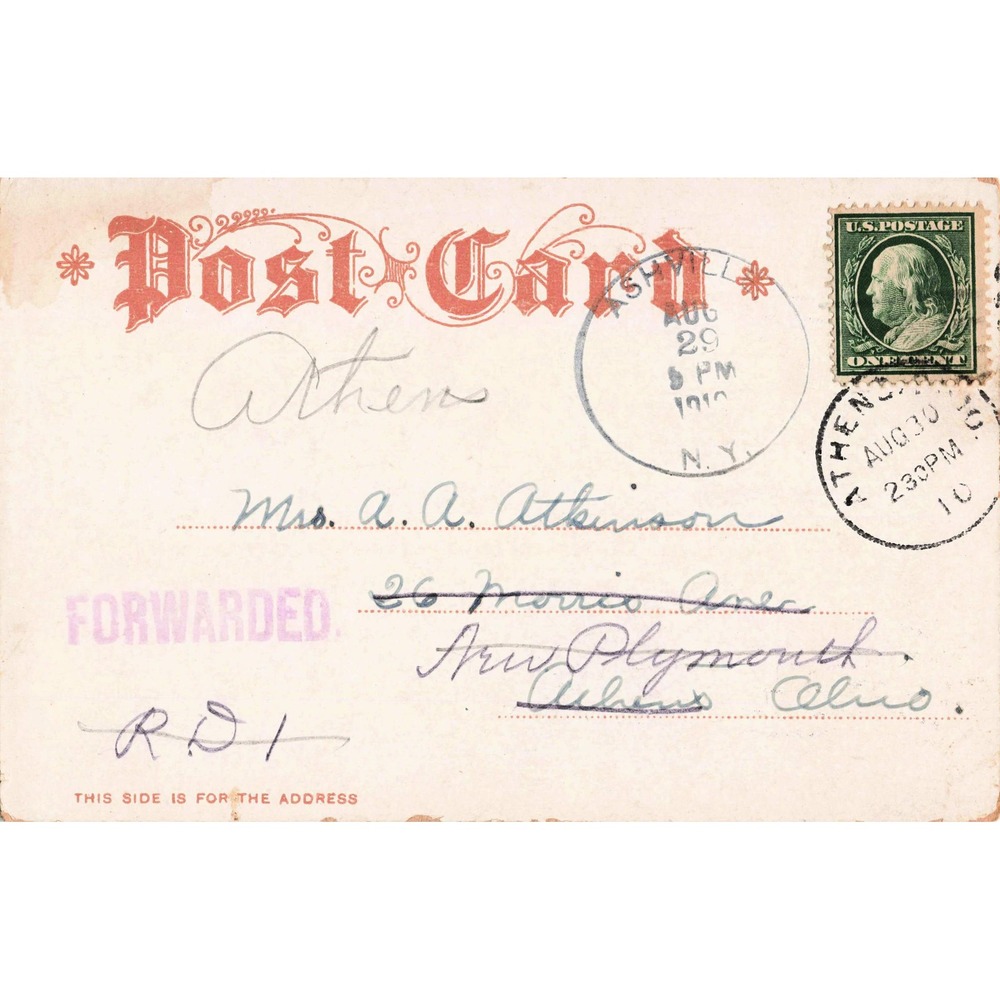 Long Point Chautauqua Lake New York NY Postcard 1910 Divided Back Lake View - Picture 2 of 2